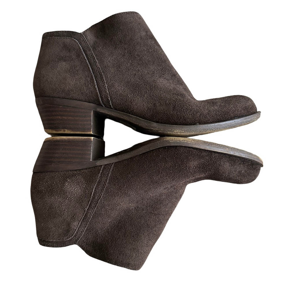 Women's Lucky Brand Brown Suede Ankle Boots & Booties Size 7.5 - Picture 4 of 8
